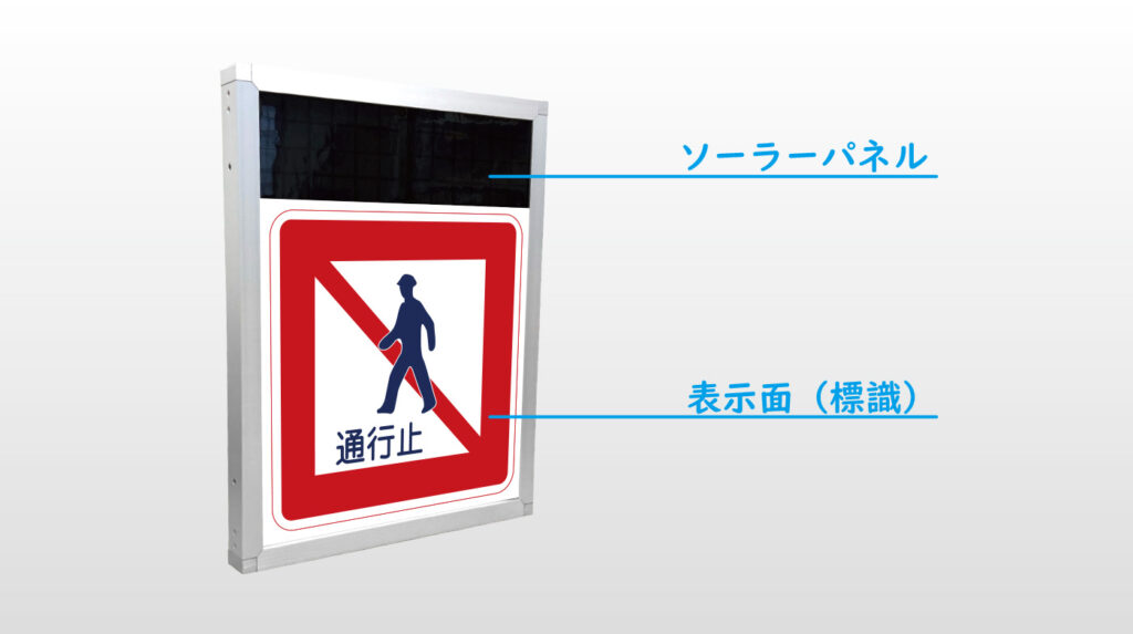 ソーラー式の防犯カメラ用LED標識による課題の解決